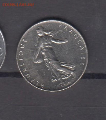 Франция 1991 1 франк ( в блеске) до 23 09 - 80