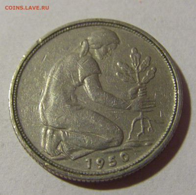 50 пфеннигов 1950 F ФРГ №1 24.09.2024 22:00 М - CIMG1011.JPG