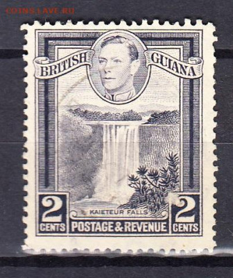 Колонии Британская Гвиана 1938 1м 2ц до 23 09 - 40