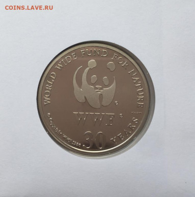 КПД Крона Шайба Памятная медаль Розовый Голубь - kpd_krona_shajba_pamjatnaja_medal_zheton_fond_dikoj_prirody_rozovyj_golub_fauna_marka_beliz_wwf_ptica (2)