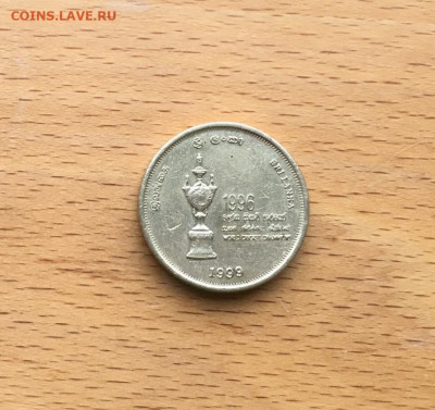 Шри-Ланка 5 рупий 1999 Чемпионат Мира по крикету Спорт - shri_lanka_5_rupij_1999_chempionat_mira_po_kriketu_sport (1)