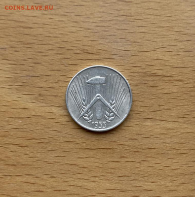 Германия ГДР 5 пфеннигов 1953 двор E - germanija_gdr_5_pfennigov_1953_dvor_e (1)