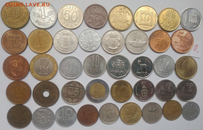 100 иностранных монет №2 без повтор до 23.09.2024 22-00 мск - 100 монет №8 2