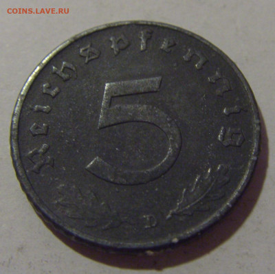 5 пфеннигов 1941 D Германия №1 27.09.2024 22:00 МСК - CIMG9762.JPG