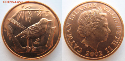 Каймановы острова 1 цент 2002 г. До 25.09.24 - Каймановы острова 1 цент 2002.JPG