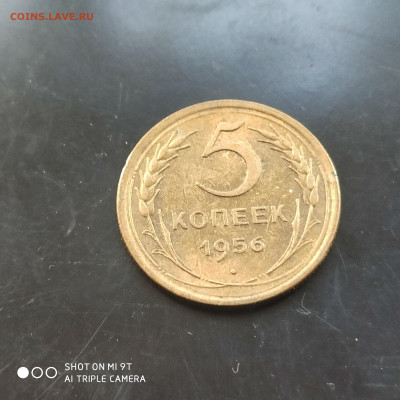 5 копеек 1956 AUNC в коллекцию до 29.09.24 г. в 22:00 - 1727166456648