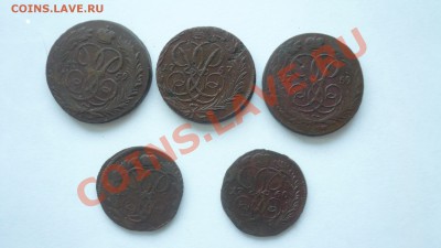 3шт. копейки(1757,1759) и 2шт деньга Елизаветы ( 1760 г) - P1090113.JPG