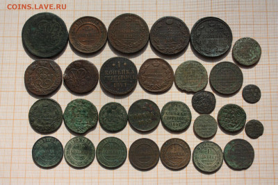 29 медных монет Царской России с 200р. До 30.09.24 в 22:00 - Медь1