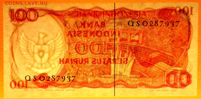 ИНДОНЕЗИЯ, 100 рупий 1984 г. – до 22:00, 01.10.24 - 1984-100 рупий-4