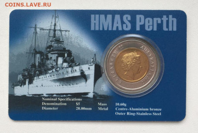 биметалл Австралия 5$ долларов 2002 Крейсер Хьюстон Перт - bimetall_avstralija_5_dollarov_2002_krejser_khjuston_pert_korabl_kolokol_buklet_hmas_perth (2)