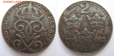 Швеция 2 эре 1943 г. До 30.09.24 - Швеция 2 эре 1943.JPG