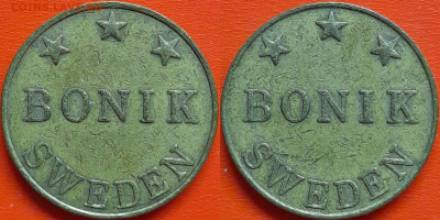 Жетон игровой, BONIK SWEDEN – до 22:00, 06.10.24 - Ж-10