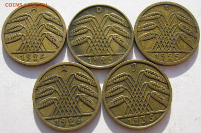 Германия Веймар 3 рейх 5 рейхспф. 1924,1925,1926, 1935 J 5 м - IMG_1167.JPG