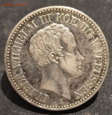 Пруссия 1 талер 1823 Фридрих Вильгельм III до 07.10  22:00 - 1823_4.JPG