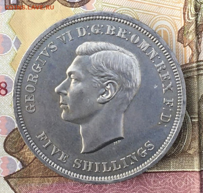 Великобритания Шайба 5 шиллингов 1951  до 08.10 в 22.00 - IMG_E0895.JPG
