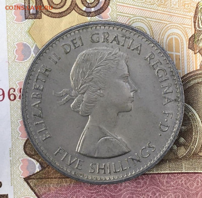 Великобритания Шайба 5 шиллингов 1960  до 08.10 в 22.00 - IMG_E0892.JPG