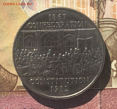 Канада 1 доллар 1982 115 лет Конституц.  до 10.10.24 в 22.00 - IMG_E0521.JPG