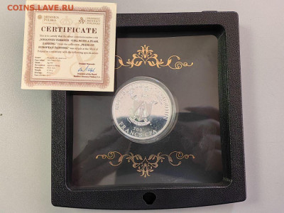 500фр 2017 Камерун Вермеер - Девушка с жемчужной серьгой, Ag - ЯЯ Камерун Вермеер-4