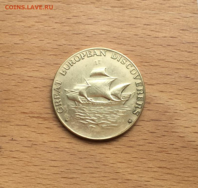 жетон Христофор Колумб 1451-1506 корабль парусник мореплават - zheton_khristofor_kolumb_1451_1506_korabl_parusnik_flot_velikie_evropejskie_moreplavateli (1)