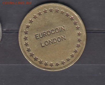 Жетон платежный EUROCOIN LONDON до 13 10 - 3