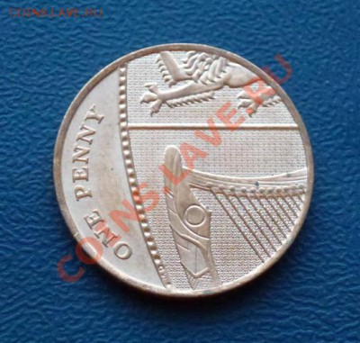 Великобритания 1 пенни 2010 UNC до 01.02.12 в 22-00 - Брит 1п 1
