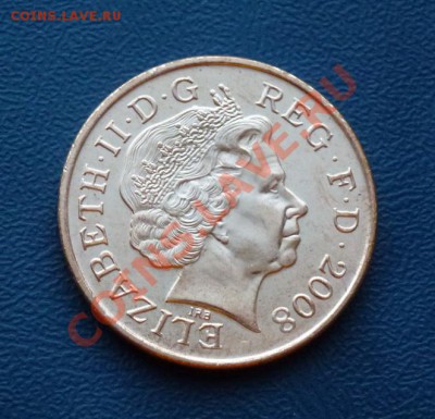 Великобритания 2 пенса 2008 UNC до 01.02.12 в 22-00 - Брит 2п 2