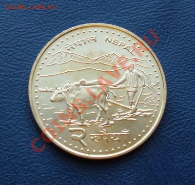 Непал 2 рупии 2006 UNC до 01.02.12 в 22-00 - Непал 2р 2