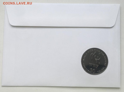 медаль Жетон Дюгонь Фонд Дикой Природы WWF марка Вануату КПД - medal_zheton_djugon_fond_dikoj_prirody_wwf_marka_vanuatu_kpd_konvert_krona_shajba_fauna_zhivotnye (1)