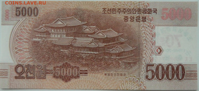 Северная Корея (КНДР) 5000 вон 2013 г.(Юбилейная)до 14.10.24 - DSCN1982.JPG