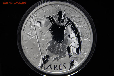 1 доллар Арес боги Олимпа Тувалу 2023 серебро - _DSC1292.JPG
