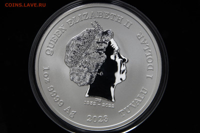 1 доллар Арес боги Олимпа Тувалу 2023 серебро - _DSC1293.JPG