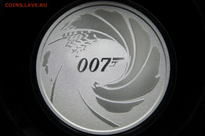 Тувалу 1 доллар 2020 Джеймс Бонд, агент 007 серебро - _DSC9287.JPG