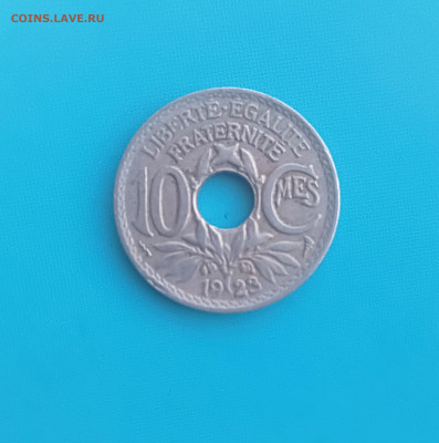 Франция 10 Сентим 1923 год - IMG20241010184007