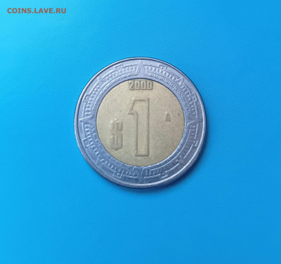 Мексика 1 Песо 2000 год , Биметалл - IMG20241004104238
