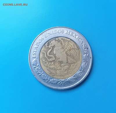 Мексика 2 Песо 2005 год , Биметалл - IMG20241004104204