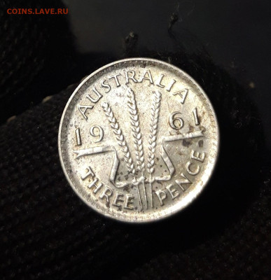 Австралия 3 пенса 1961 года, серебро. До 17.10 - 20240928_185810