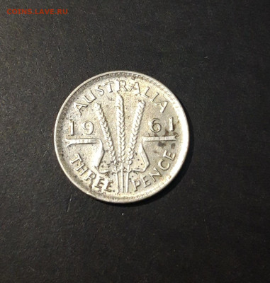 Австралия 3 пенса 1961 года, серебро. До 17.10 - 20240928_185755