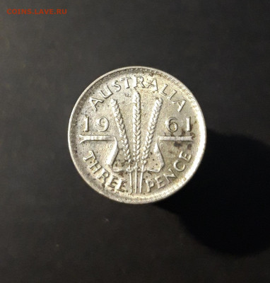 Австралия 3 пенса 1961 года, серебро. До 17.10 - 20240928_185719