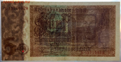5марок Германия 1942 Третий Рейх до 17.10.2024 в 22-10 мск - 5марок_1942_прос___