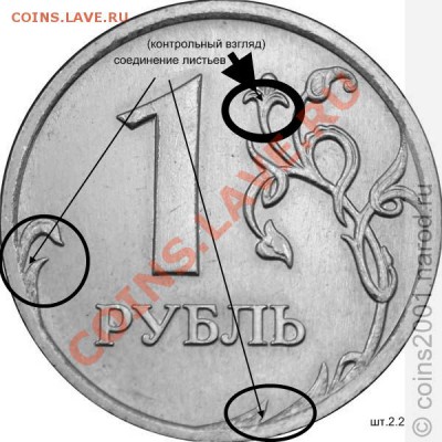 1 рубль 2007 г. ММД 1.11 по ЮК определение - 1r2-2