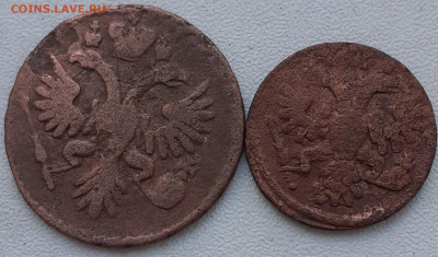 денга 1734, полушка 1735 - 20241012_083215
