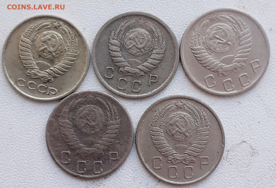 10 копеек  1943, 1950, 1956, 1957, 1977 - 20241012_104504