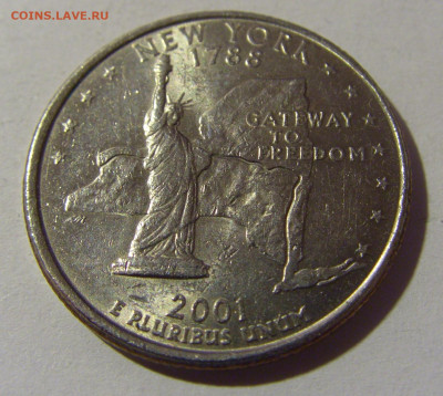 25 центов 2001 Нью-Йорк США №1 18.10.2024 22:00 МСК - CIMG4091.JPG