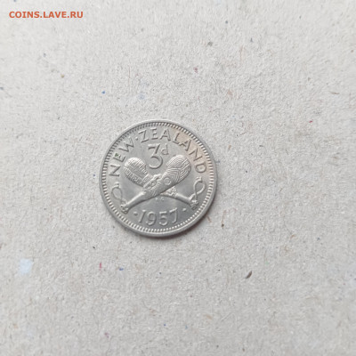 Новая Зеландия 3 Пенса 1957 год - IMG20241011170656