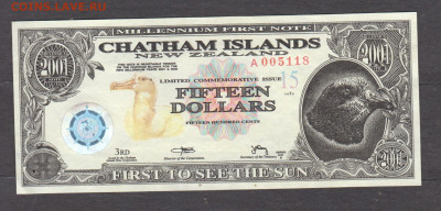 Chatham Islands (частный выпуск) 2001 15$ пресс до 18 10 - 219