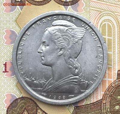 Сен Пьер и Микелон 2 франка 1948 Парусник до 16.10 в 22.00 - IMG_E1175.JPG