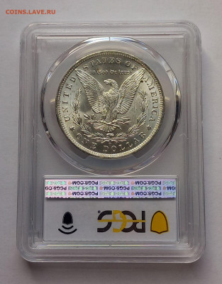 США. 1 доллар Моргана 1885 О PCGS MS64. Серебро - 8