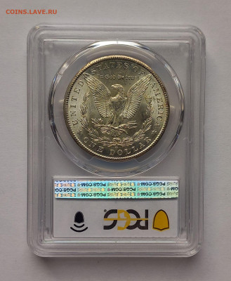 США. 1 доллар Моргана 1902 О PCGS MS64. Серебро - 7
