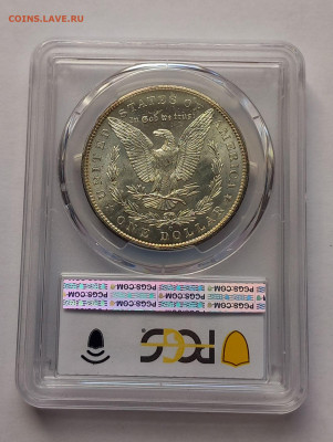 США. 1 доллар Моргана 1904 О PCGS MS64. Серебро - 8