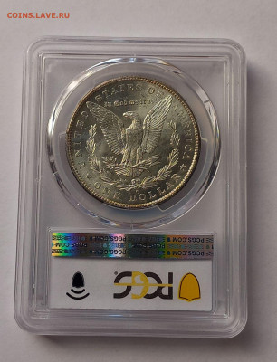 США. 1 доллар Моргана 1904 О PCGS MS64. Серебро - 6
